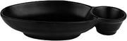 Elite Global Solutions JWC1408-B Zen Black 2-Compartment Tray - 6 / CS