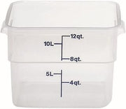 Cambro Midnight Blue CamSquares Container, 12 Quart -- 6 per case.