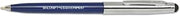 AbilityOne 7520016438195 Skilcraft Retractable Combo Ballpoint Pen, Blue Ink, Blue/Silver Barrel, Medium, 1mm