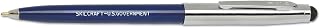 AbilityOne 7520016438195 Skilcraft Retractable Combo Ballpoint Pen, Blue Ink, Blue/Silver Barrel, Medium, 1mm