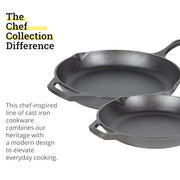 Lodge 10" & 12" (Pack of 2) / Black / 1.0 pounds Skillets