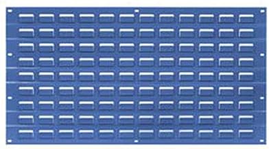 Global Industrial Louvered Wall Panel, 18x19, Blue - Lot of 4