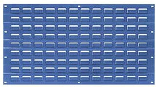 Global Industrial Louvered Wall Panel, 18x19, Blue - Lot of 4