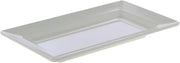 HUBERT Platter Rectangular White Melamine - 14" L x 8" W x 1 1/2 H