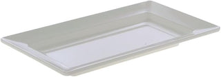 HUBERT Platter Rectangular White Melamine - 14" L x 8" W x 1 1/2 H