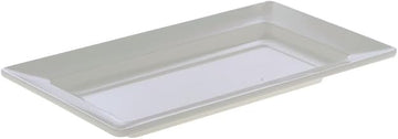 HUBERT Platter Rectangular White Melamine - 14" L x 8" W x 1 1/2 H
