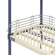 Nexelite Shelf Ledge 36"L x 4"H by Global Industrial – 36"L x 4"H, Zinc, Clear, Model PML36Z