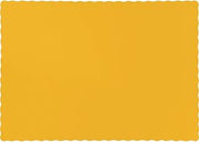 Creative Converting 50 Count Touch of Color Paper Placemats, School Bus Yellow (863269B)