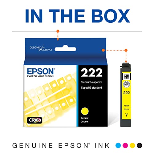 Epson 1 Count (Pack of 2) / Yellow / Ink Cartridge Inkjet Ink Cartridges
