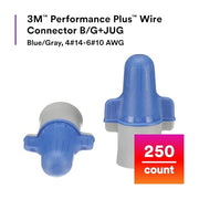 3M Jug of 250 / Blue/Gray / 1 Electrical