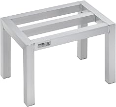 Aluminum Dunnage Rack - 12"L x 18"W x 12"H by HUBERT – 12 x 18 x 12, Aluminum, Silver, Model D11812/12