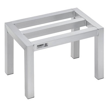 Aluminum Dunnage Rack - 12"L x 18"W x 12"H by HUBERT – 12 x 18 x 12, Aluminum, Silver, Model D11812/12