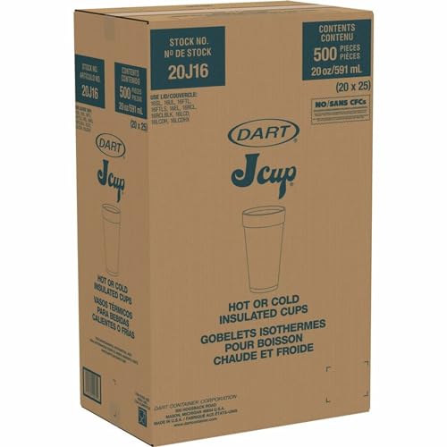 DART White / 20.0 ounces / 20 Ounces Cups