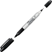 Twin-Tip Permanent Marker by Sharpie – 1 Count (Pack of 1), Plastic, Black, Model 32201