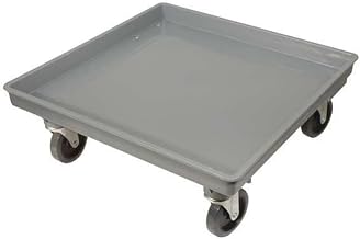 CRESTWARE 22" x 22" x 4-1/2" Plastic Dish Dolly, Gray RDOLLY2-1 Each