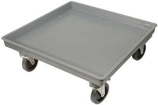 CRESTWARE 22" x 22" x 4-1/2" Plastic Dish Dolly, Gray RDOLLY2-1 Each
