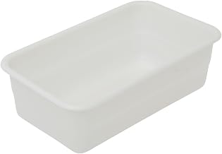 White Plastic Storage Lug - 26 1/2"L x 15 1/2"W x 8"D
