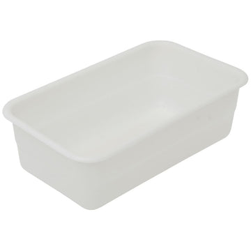 White Plastic Storage Lug - 26 1/2"L x 15 1/2"W x 8"D by CLARTEC CORP – 85.0 pounds, Plastic, White, Model CLS8W