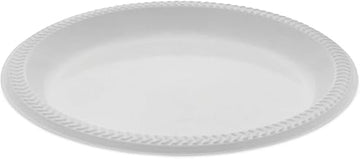 Pactiv Meadoware Impact Round Plate White, 9" Diameter, Polystyrene | 400/Case