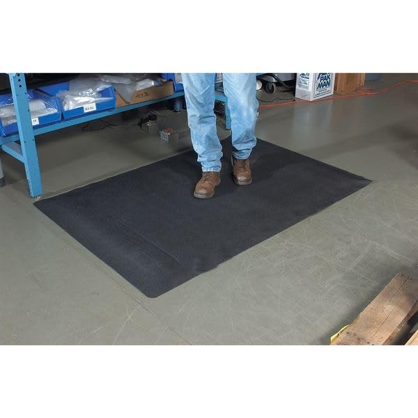 Notrax 1 inches x 3 feet x 12 feet / Black / 1 Comfort Mats