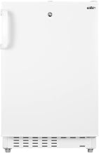 Summit 20" Built-in Refrigerator Freezer White - ALRF48 | 2.68 cu.ft. Capacity, ADA Compliant, Undercounter, Adjustable Thermostat