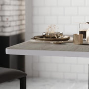 Flash Furniture White/Gray / 30" x 48" Rectangular / Classic Tables