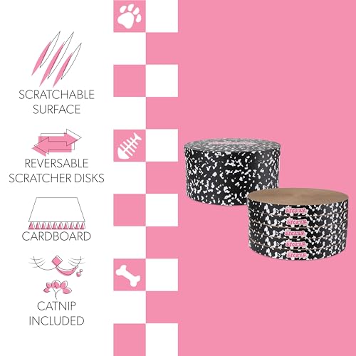 THE LICKER STORE Black/White / 12" / Modern;Mid-Century;Classic;Transitional;Traditional;Cottage;Casual Scratching Pads