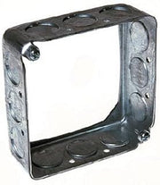 RACO 8201 4 Square Extension Ring, Steel, Gray, 1.5 Inches, Screw-In, 22.5 Cubic Inches
