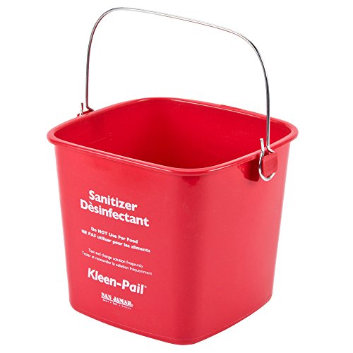 Carlisle FoodService Products 8 Quarts / Red / 1 Buckets