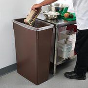 Winco Can / Brown / 23 Gallon Kitchen Trash Cans