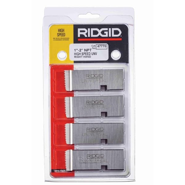 Threading Machine Dies by RIDGID – High-Speed, Silver, Model 47770