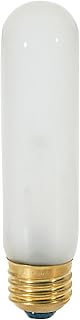 Satco S3701 120V Medium Base 25-Watt T10 Light Bulb, Frosted
