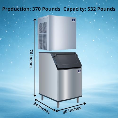 Manitowoc 532 lb. Ice Bin / 370 lb/day / 532.0 pounds Ice Machines