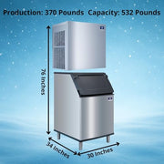 Manitowoc 532 lb. Ice Bin / 730 lb/day / 532.0 pounds Ice Machines