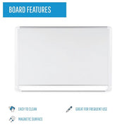 MasterVision White / 48"W x 36"H / Lacquered Steel Dry Erase Boards
