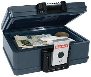 First Alert 2013f .17 Cubic Foot Gray Fire & Water Chest