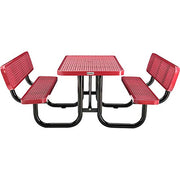 Global Industrial Red / Industrial / 1 Picnic Tables