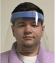 HUBERT Disposable Clear Plastic Face Shield - 11" W x 8" H Case of 6