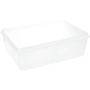 IEL - LACHANCE Food Storage Container Translucent 3.2 Gallon Plastic- 15 3/4" L x 11 3/8" W x 5 5/16" D by HUBERT – 3.2 gallons, Polyethylene, Translucent, Model 69575633259