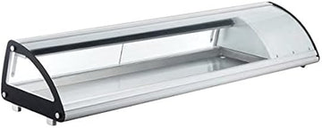 Omcan 69-INCH SUSHI SHOWCASE WITH CURVED GLASS WITH 78 L CAPACITY 43116