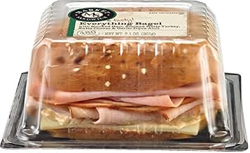 Deli Express Market Everything Bagel, 7.1 Ounce - 8 per case.