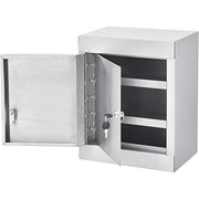 Global Industrial Stainless Steel / 8"L x 12"W x 15"H / Industrial Safety Storage Cabinets
