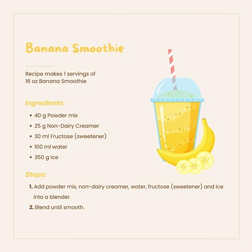 Bossen Banana / 35.2 Ounce (Pack of 1) / 1 Soft Drink Mixes