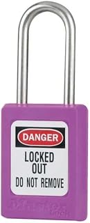 Master Lock Lockout Padlock,KD,Purple,1-7/8"H