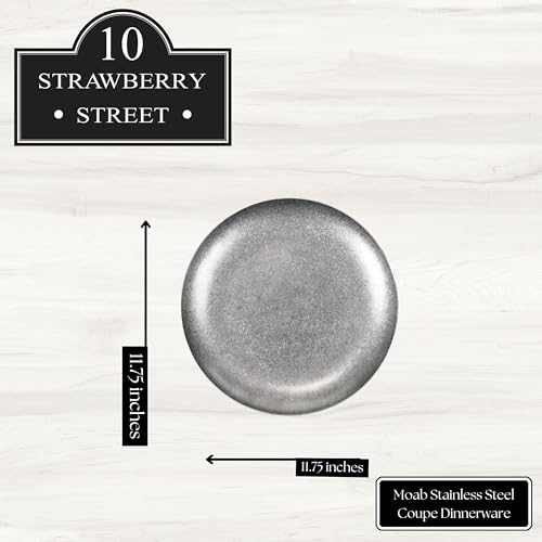 10 Strawberry Street 11.75" / Stainless Steel / 1 Dinner Plates