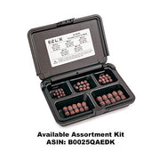 E-Z LOK 8.6mm / M6-1.0 Internal Threads, M10x1.5 External Threads, 10.49 mm Length / Red Thread Locking Inserts