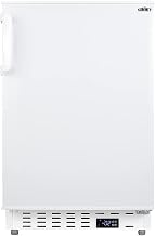 2.8 CU. FT. Manual DEFROST Upright Freezer in White, ADA Compliant