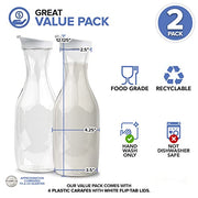 Stock Your Home 6 / 50 Ounce / white Carafes