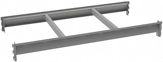 Tennsco BPB-48-24 Welded Steel Bulk Storage Deck Level, 4150 lbs Capacity, 48" Width x 24" Depth, Gray
