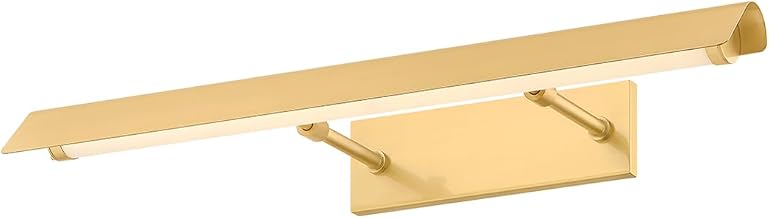 Mitzi H1068102-AGB Regan - 2 Light Picture Light - 3 Inches Tall and 24.5 Inches Wide - Aged Brass